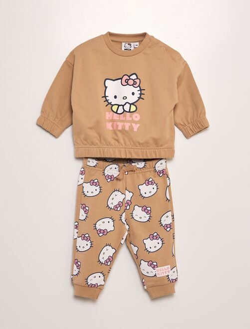 Ensemble sweat + pantalon 'Hello Kitty' - 2 pièces - Kiabi