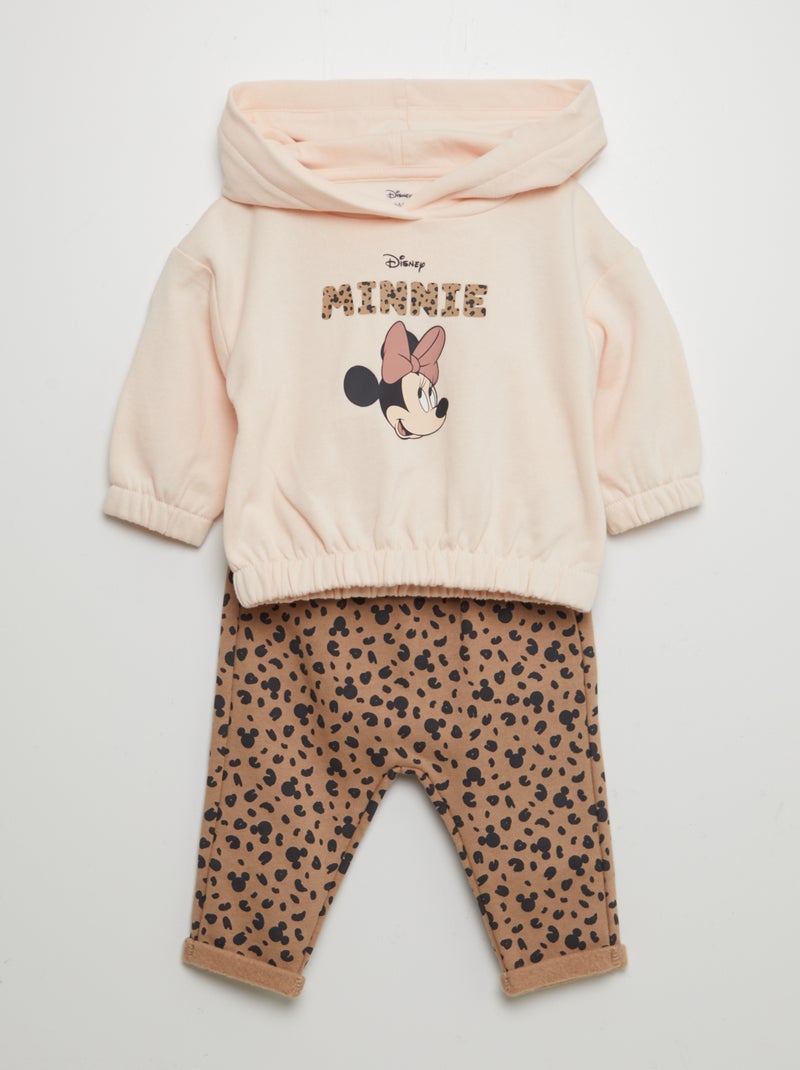 Ensemble sweat + pantalon 'Minnie' - 2 pièces Rose - Kiabi