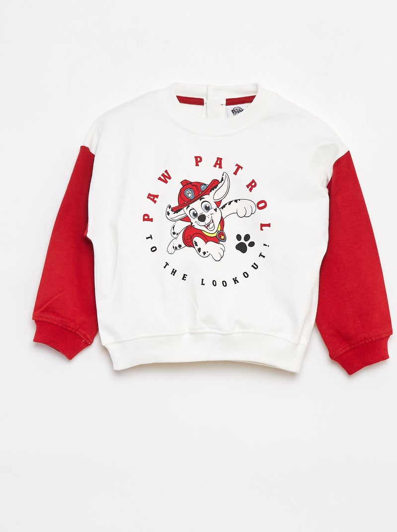 Ensemble sweat + pantalon 'Pat Patrouille' - 2 pièces ROUGE - Kiabi