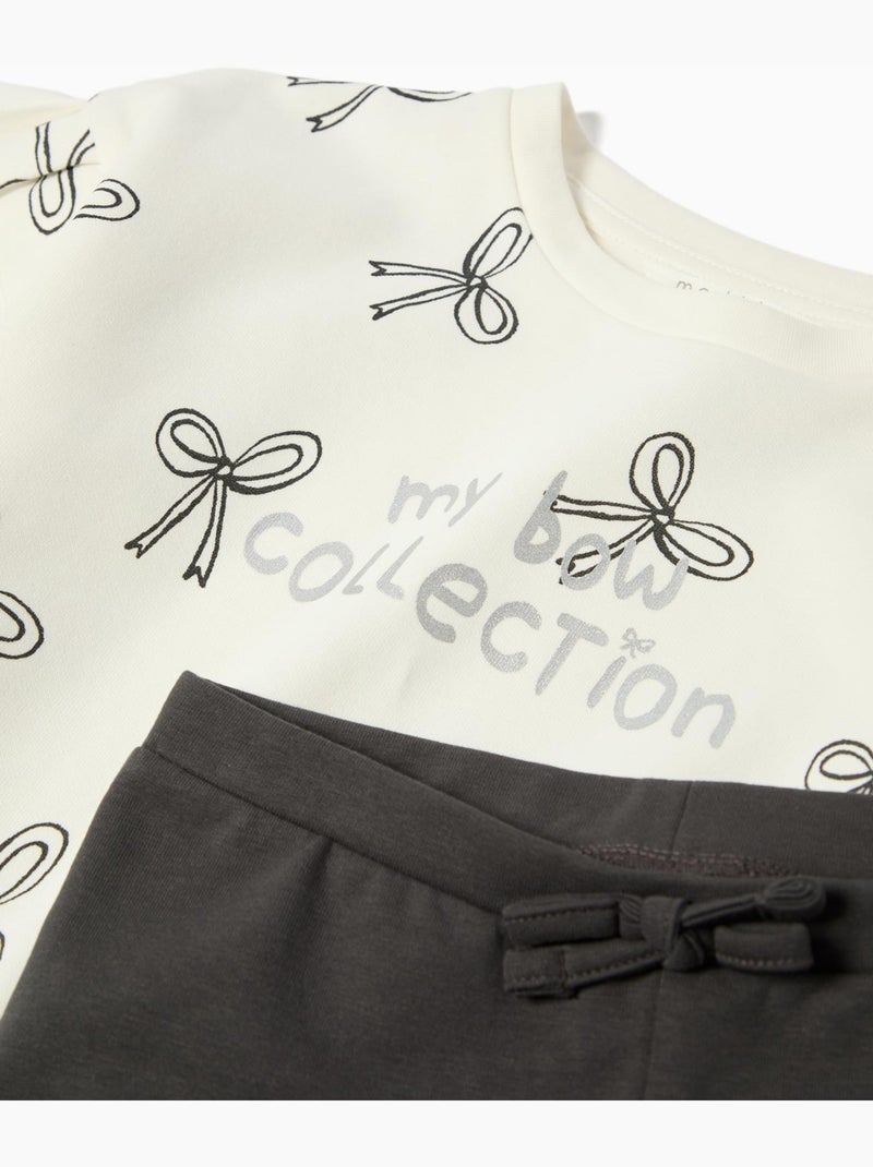 Ensemble sweat-shirt et legging, MO Fashion Blanc - Kiabi