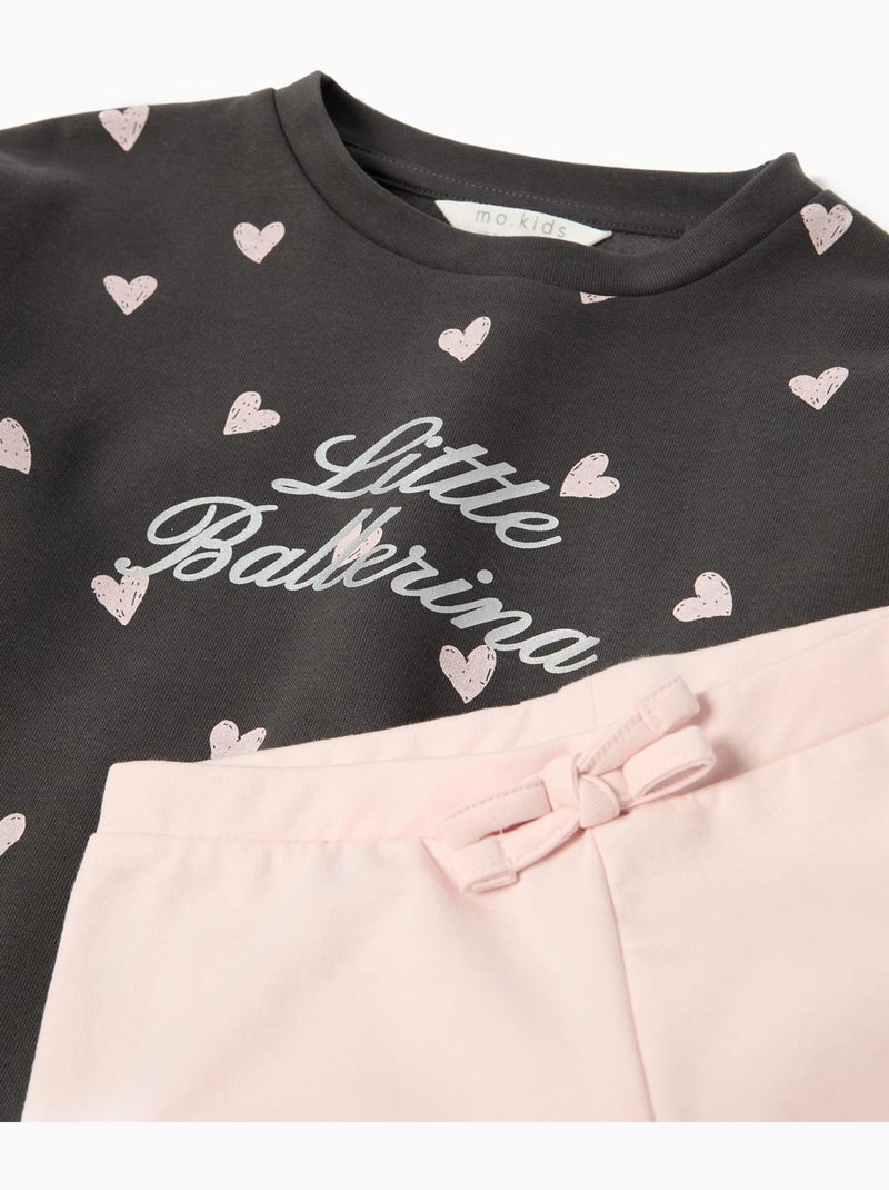 Ensemble sweat-shirt et legging, MO Fashion Gris - Kiabi