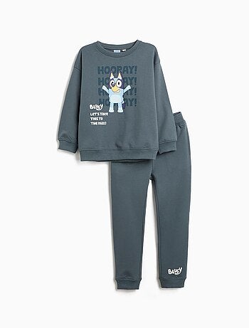 Ensemble sweat-shirt et pantalon en peluche « Bluey » © Disney, MO Fashion