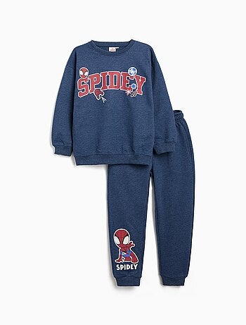 Ensemble sweat-shirt et pantalon en peluche « Spidey » ©Disney MO Fashion