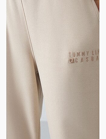 Ensemble sweat-shirt et pantalon oversize à col rond tommy