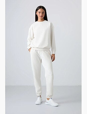 Ensemble sweat-shirt et pantalon oversize à col rond tommy
