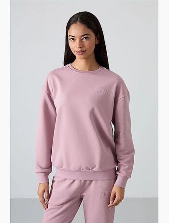 Ensemble sweat-shirt et pantalon oversize à col rond tommy