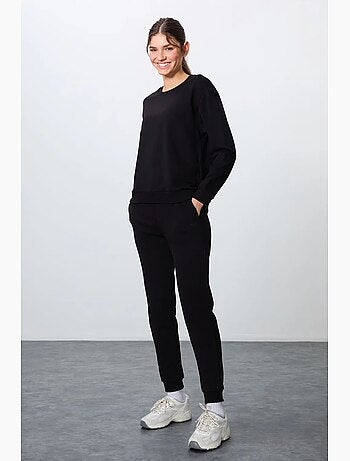 Ensemble sweat-shirt et pantalon oversize en coton mélangé tommy