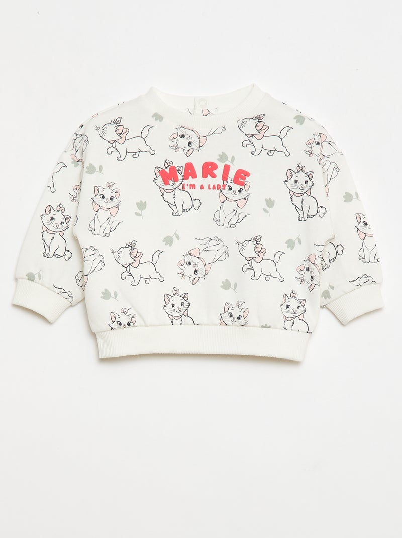 Ensemble Sweat-shirt + leggings 'Disney' Blanc - Kiabi