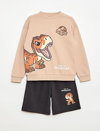 Ensemble sweat + short 'Jurassic World' - 2 pièces