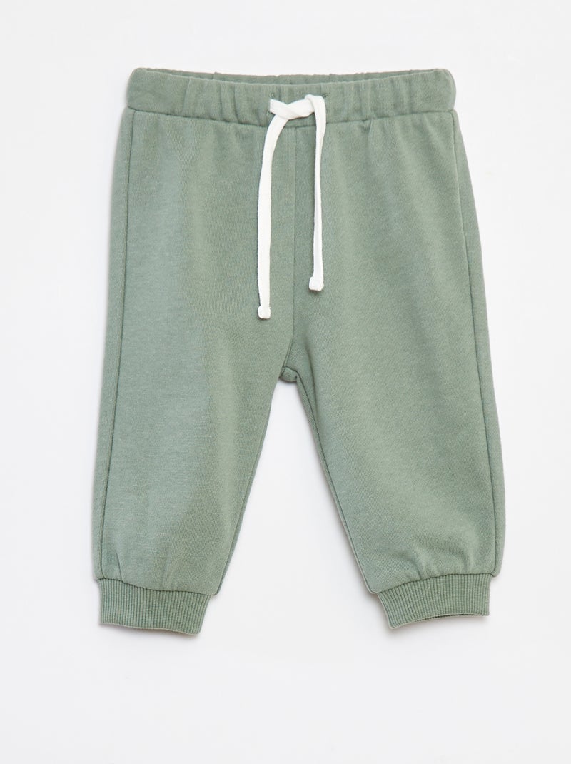 Ensemble Sweat + t-shirt + jogging - 3 pièces Vert - Kiabi