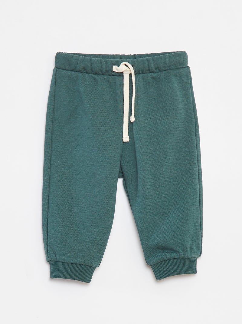 Ensemble Sweat + t-shirt + jogging - 3 pièces Vert - Kiabi