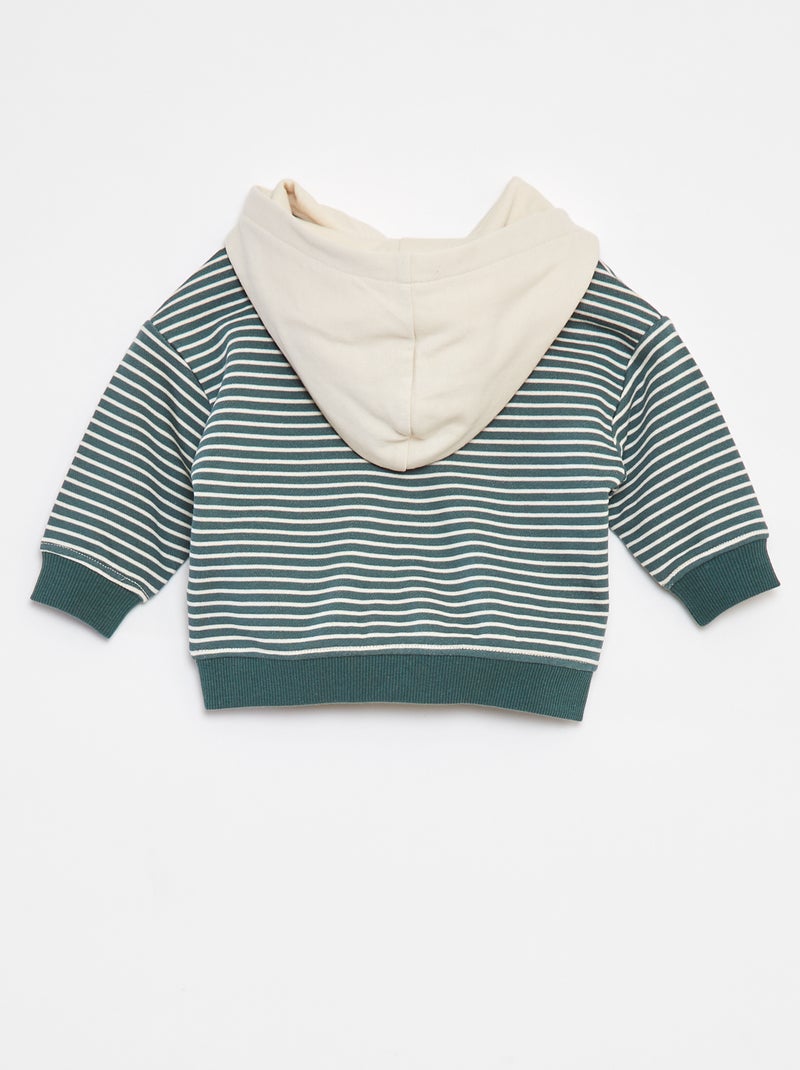 Ensemble Sweat + t-shirt + jogging - 3 pièces Vert - Kiabi