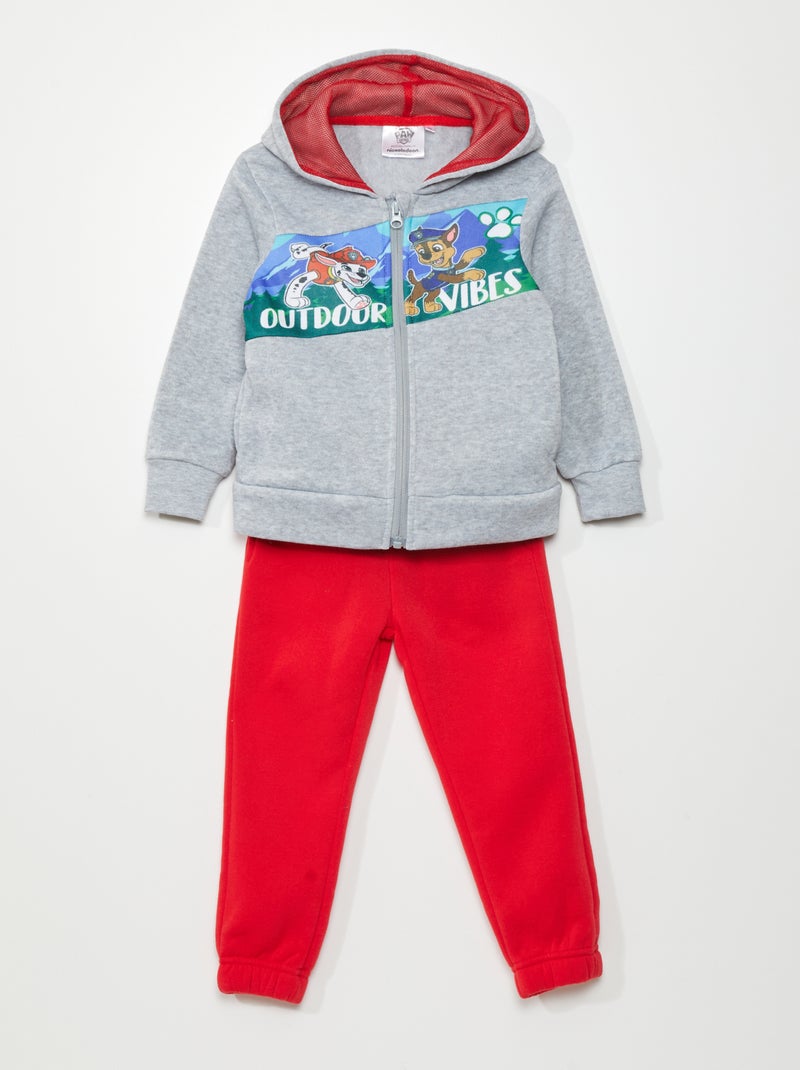 Ensemble sweat zippé + Jogging 'Pat'Patrouille' - 2 pièces Gris - Kiabi