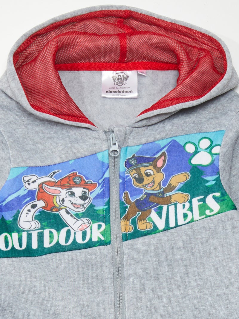 Sweat Zippé à Capuche 'Pat'Patrouille' - Bleu - - 14.00