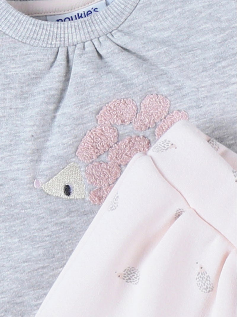 Ensemble sweatshirt + jogging Noukie's Rose - Kiabi