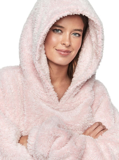 Ensemble sweatshirt poncho à capuche et coussin PC1 STYLE ADD - Kiabi