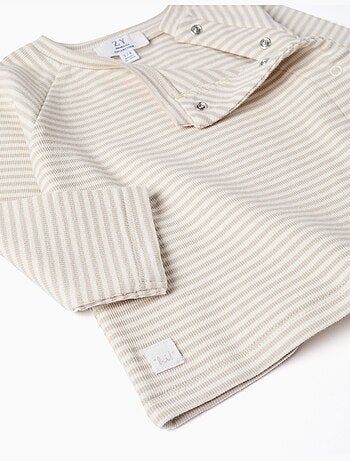 Ensemble T-shirt à manches longues et pantalon à rayures