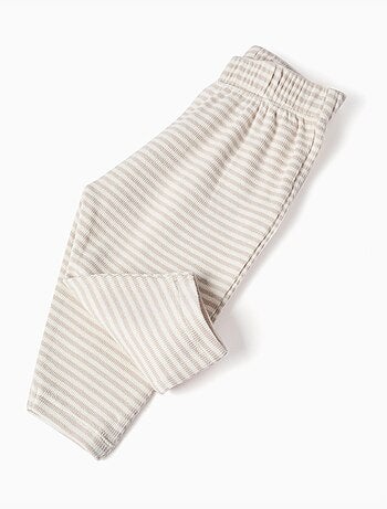 Ensemble T-shirt à manches longues et pantalon à rayures