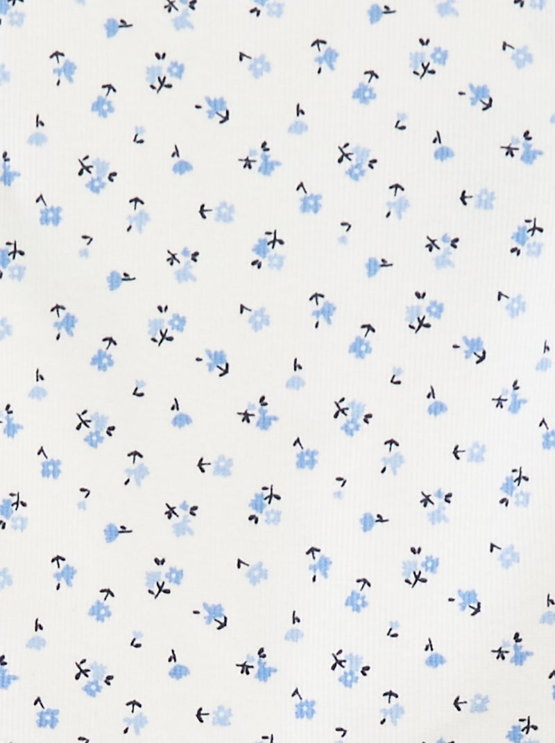 Ensemble t-shirt à manches longues + legging - 2 pièces Blanc - Kiabi