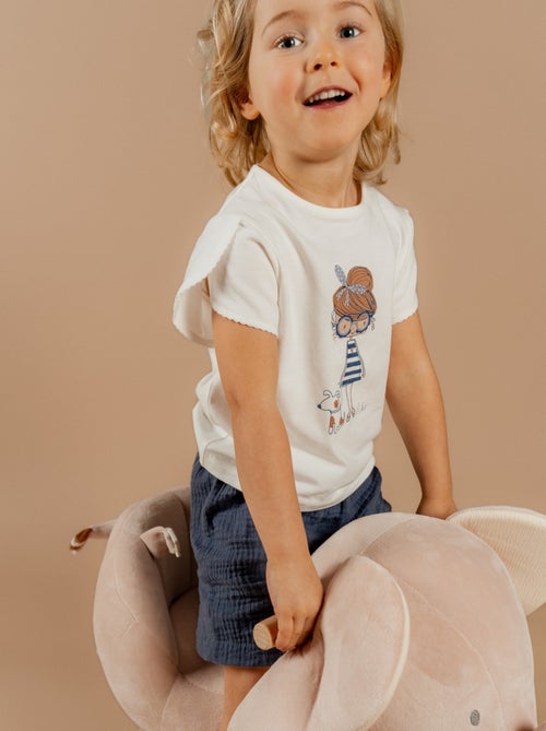 Ensemble T-shirt avec short, Coton Noukie's - Kiabi