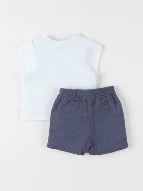 Ensemble T-shirt avec short, Coton Noukie's - Kiabi