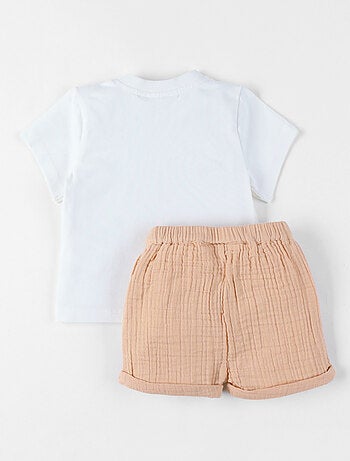 Ensemble T-shirt avec Short, Coton Noukie's