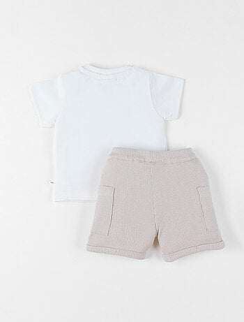 Ensemble T-shirt avec short, Coton Noukie's