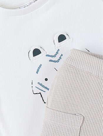 Ensemble T-shirt avec short, Coton Noukie's