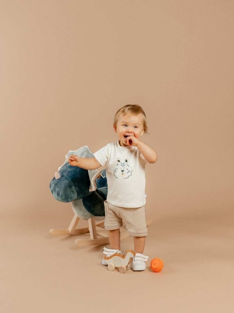 Ensemble T-shirt avec short, Coton Noukie's Blanc - Kiabi