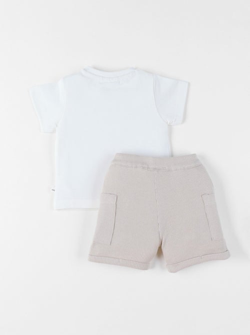 Ensemble T-shirt avec short, Coton Noukie's - Kiabi