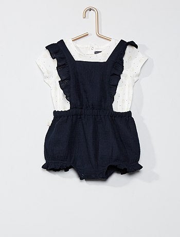 Ensemble T-shirt + barboteuse