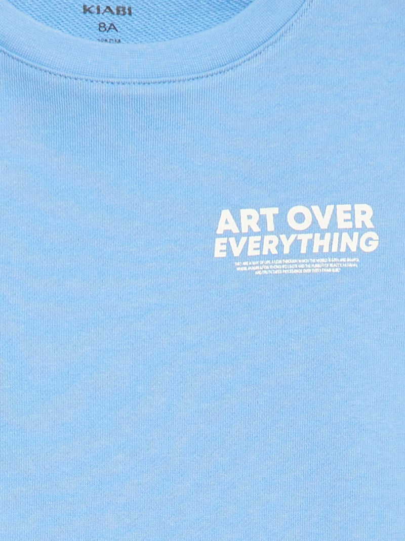 Ensemble t-shirt + bermuda - 2 pièces Bleu - Kiabi