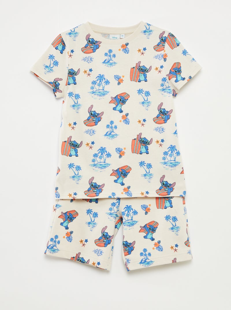 Ensemble t-shirt + bermuda 'Disney' - 2 pièces Beige - Kiabi