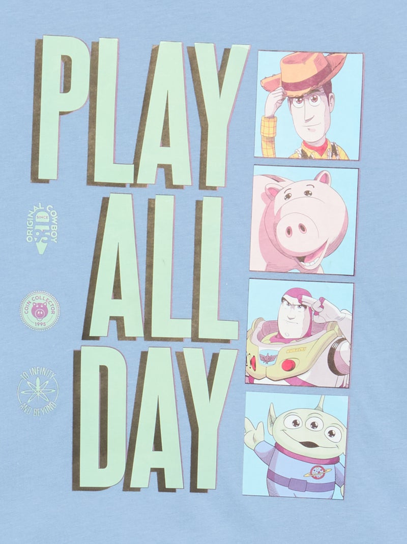 Ensemble T-shirt + bermuda 'Disney' - 2 pièces Bleu - Kiabi