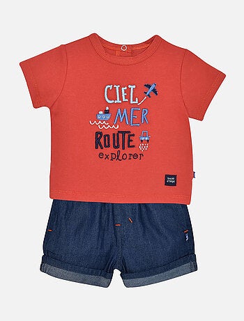 ENSEMBLE T-SHIRT BERMUDA EDGAR