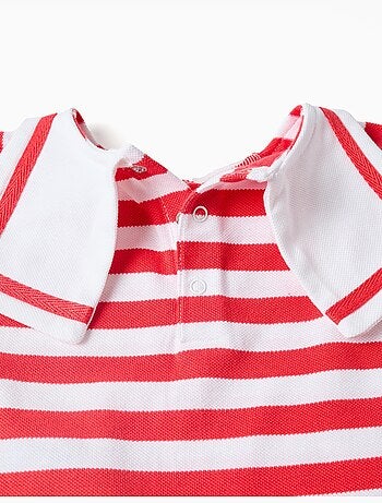 Ensemble T-shirt + bloomer en coton à rayures