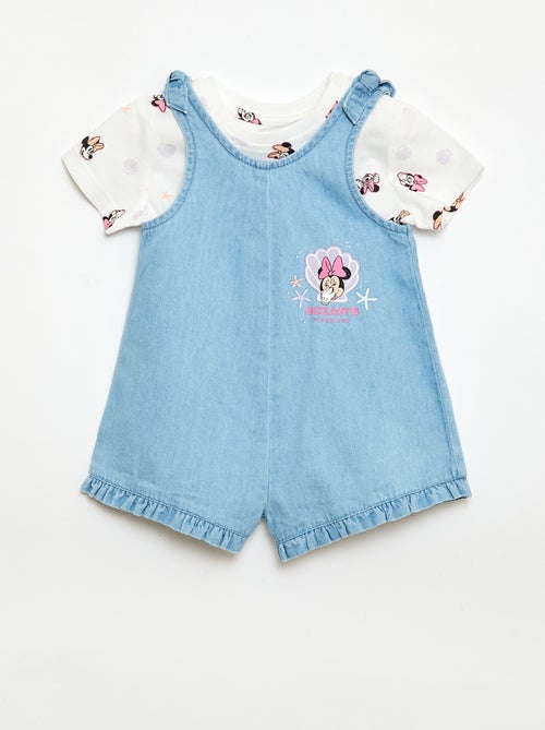 Ensemble t-shirt + combishort 'Disney' 'Mickey' - Kiabi
