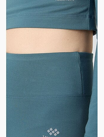 Ensemble t-shirt court et legging en coton et élasthanne tommy