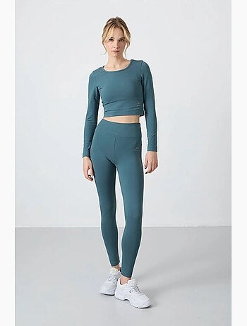 Ensemble t-shirt court et legging en coton et élasthanne tommy
