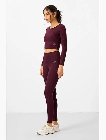 Ensemble t-shirt court et legging en coton et élasthanne tommy
