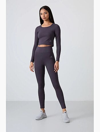 Ensemble t-shirt court et legging en coton et élasthanne tommy