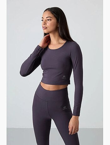 Ensemble t-shirt court et legging en coton et élasthanne tommy