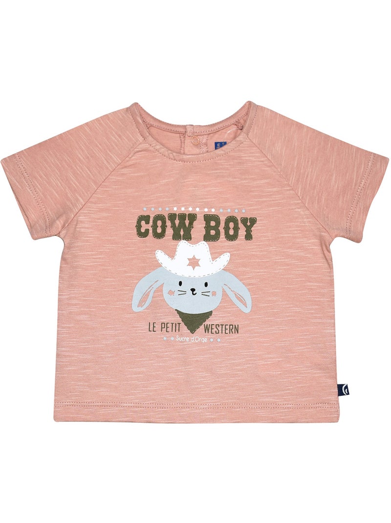 Ensemble T-shirt et bermuda Rodrigue Rose - Kiabi