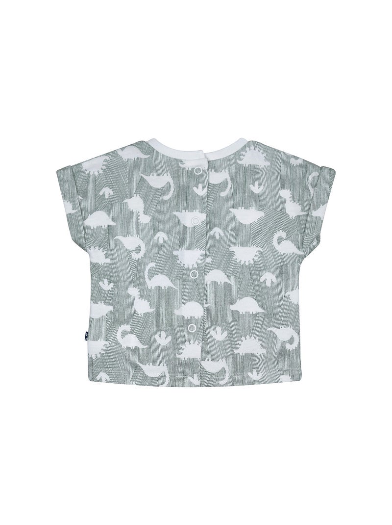 Ensemble T-shirt et bermuda Romuald Bleu - Kiabi