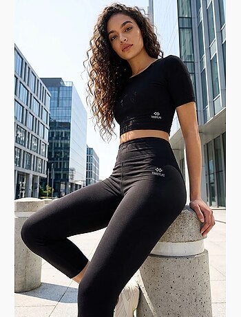 Ensemble t-shirt et legging capri en coton et élasthanne tommy