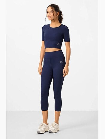 Ensemble t-shirt et legging pantacourt en coton et élasthanne tommy