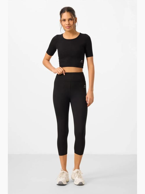 Ensemble t-shirt et legging pantacourt en coton et élasthanne tommy - Kiabi Ensemble t-shirt et legging pantacourt en coton et élasthanne tommy - Kiabi
