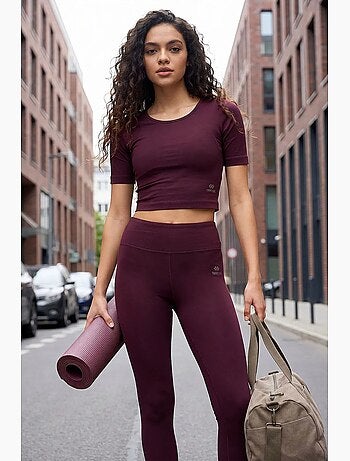 Ensemble t-shirt et legging pantacourt en coton et élasthanne tommy