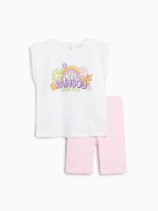 Ensemble t-shirt et leggings MO Fashion