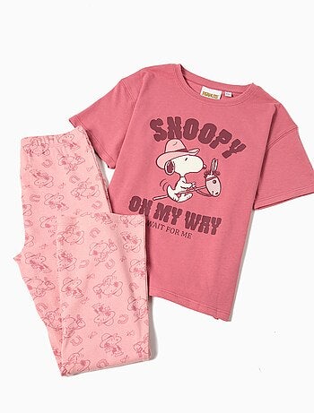 Ensemble t-shirt et leggings « Snoopy » MO Fashion